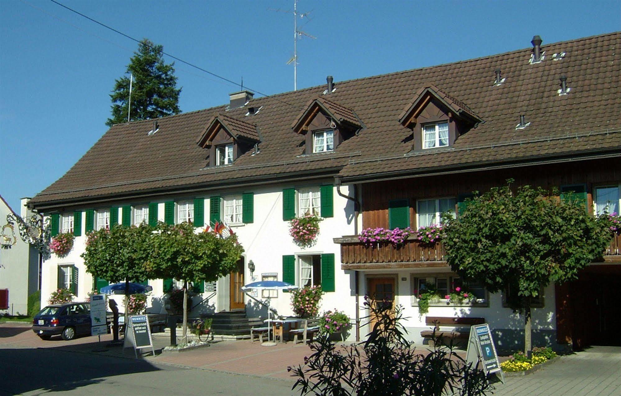 Hotel Landgasthof Hirschen Ramsen Exterior foto
